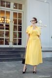  Đầm hai dây, Dáng thắt eo 26SDKE185Y đi kèm 26SOTE091Y 