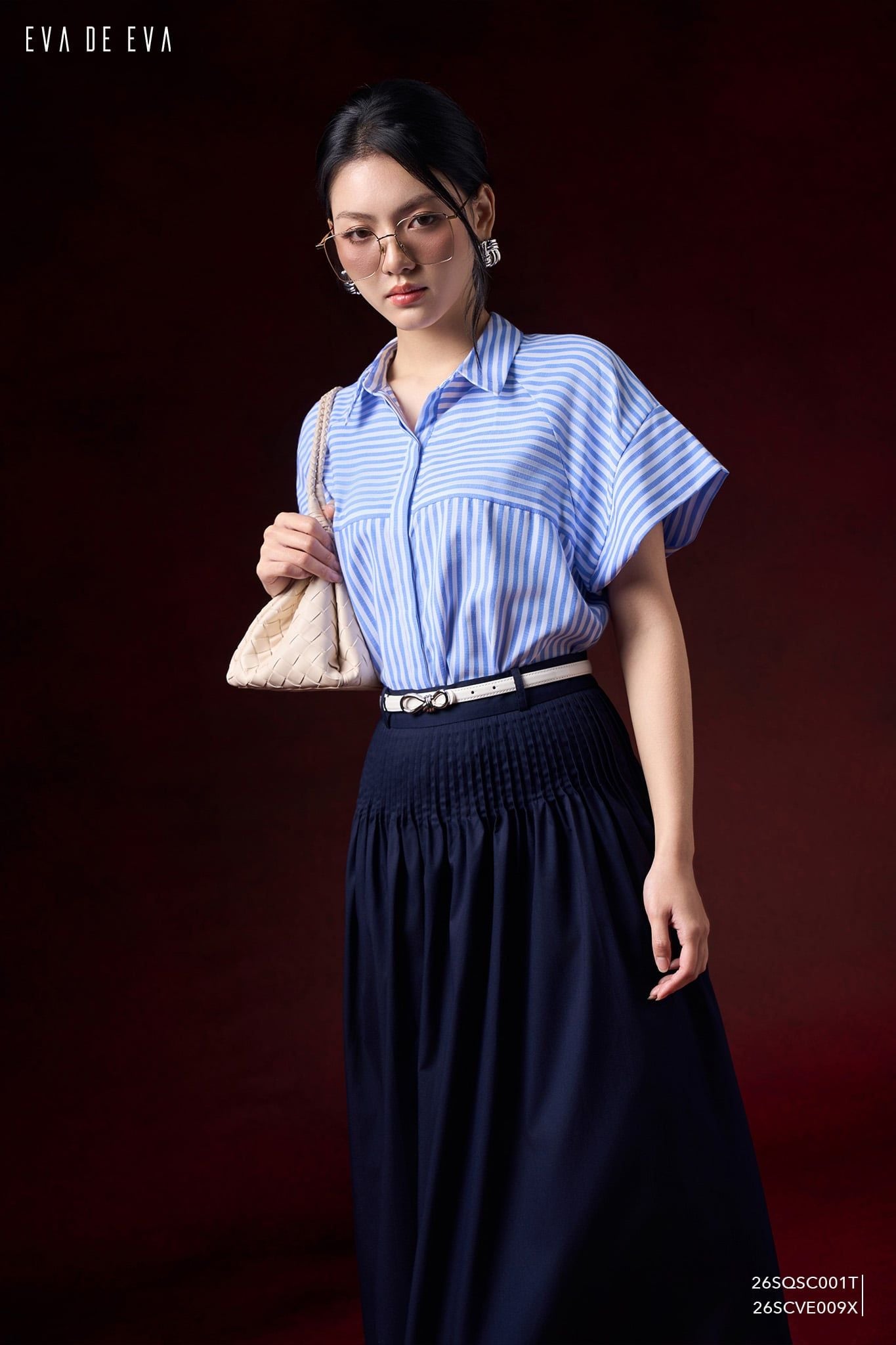  Chân váy Midi, Dáng xòe 26SCVE009X 