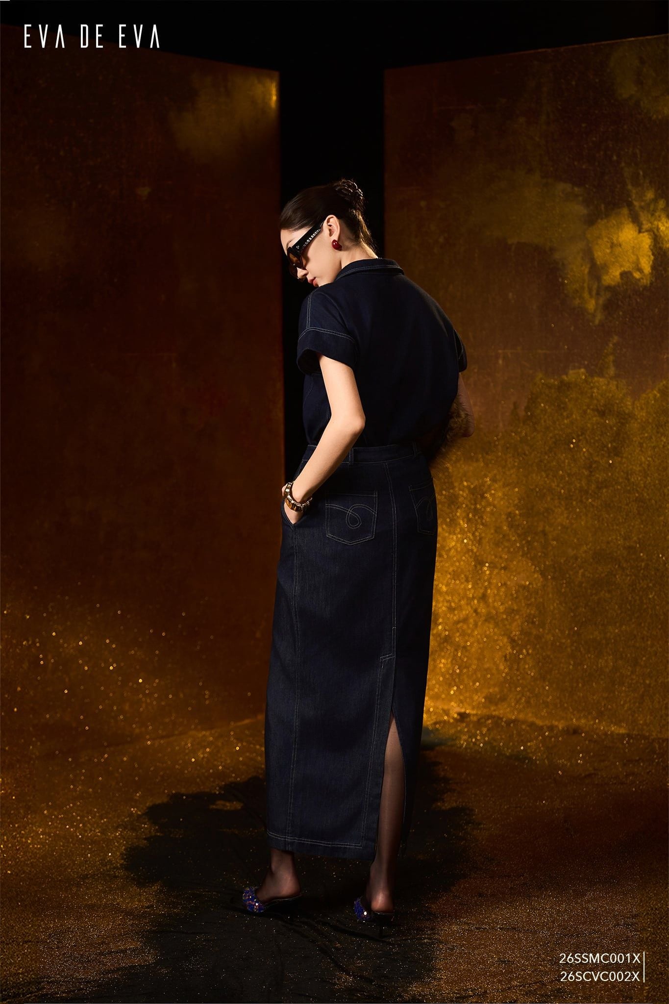  Chân váy Maxi, Dáng ôm 26SCVC002X 