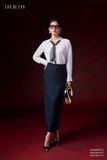  Sơ mi tay dài, Dáng sơ vin 26SSME009T đi kèm 26SKQE003K 