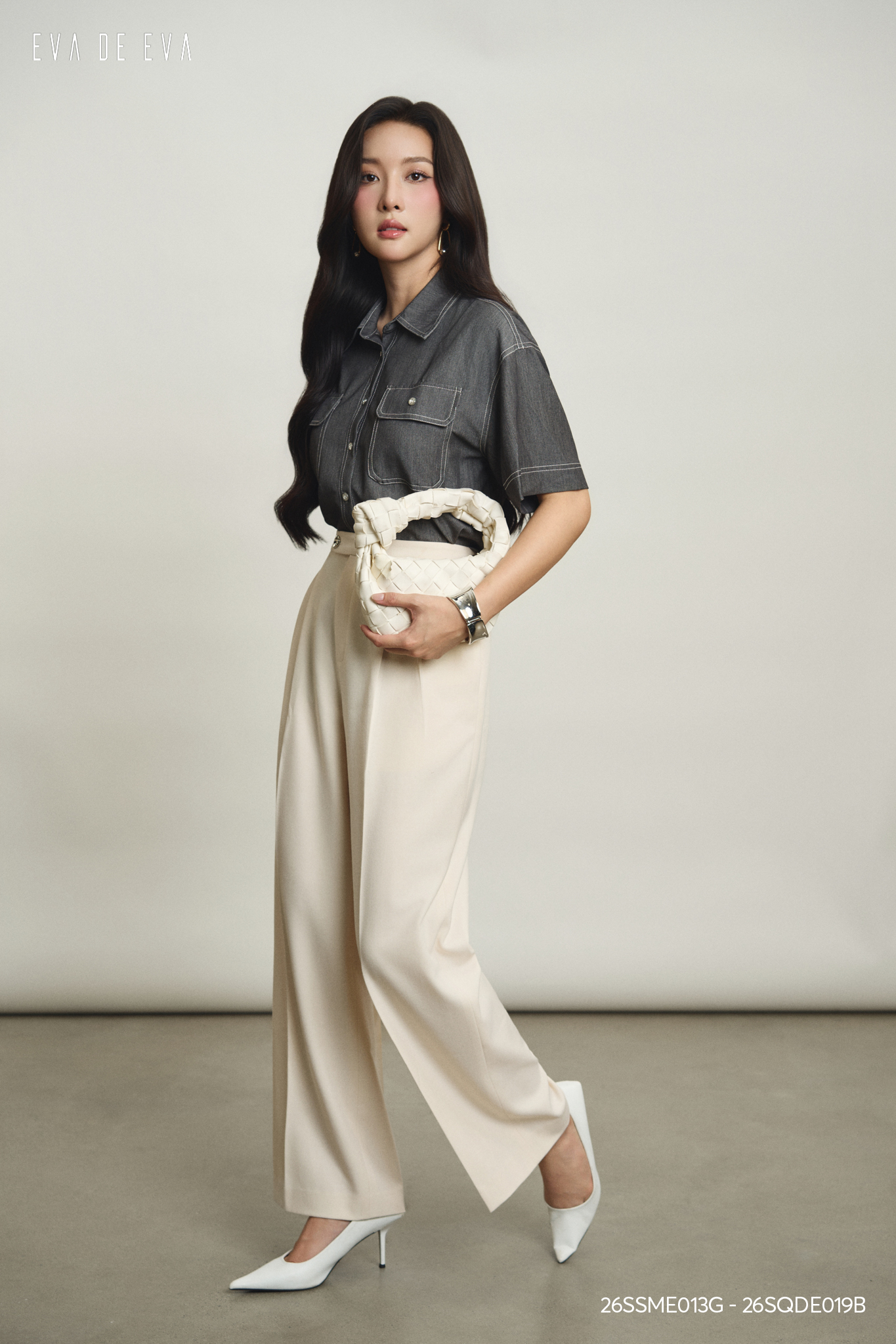  Sơ mi tay ngắn, Dáng sơ vin 26SSME013G 