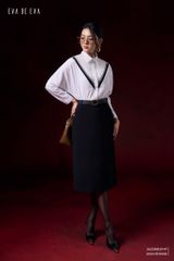  Chân váy ngang gối, Dáng ôm 26SCVE004D 