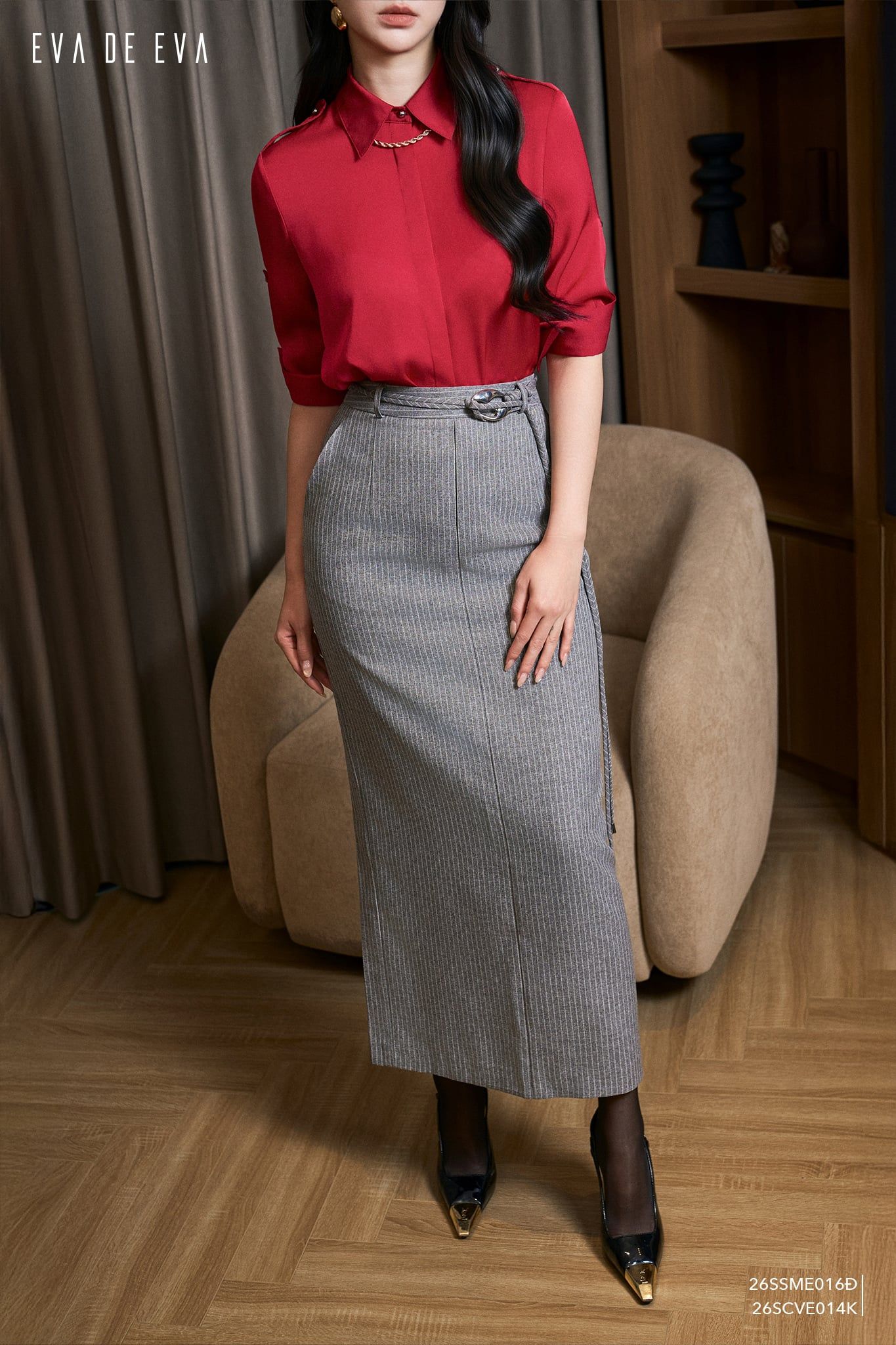  Chân váy Maxi, Dáng ôm 26SCVE014K 