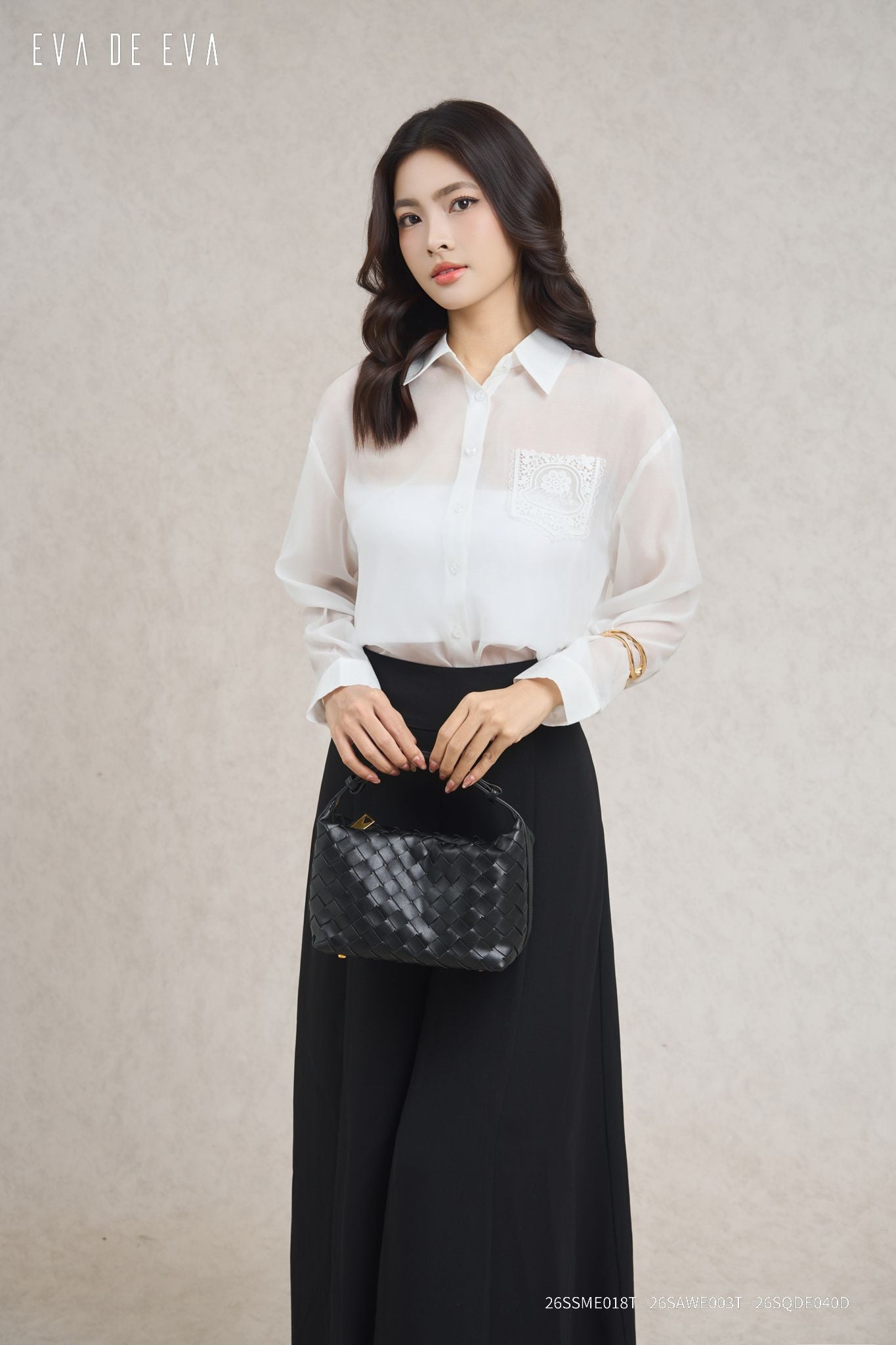  Quần dài, Ống suông 26SQDE040D 