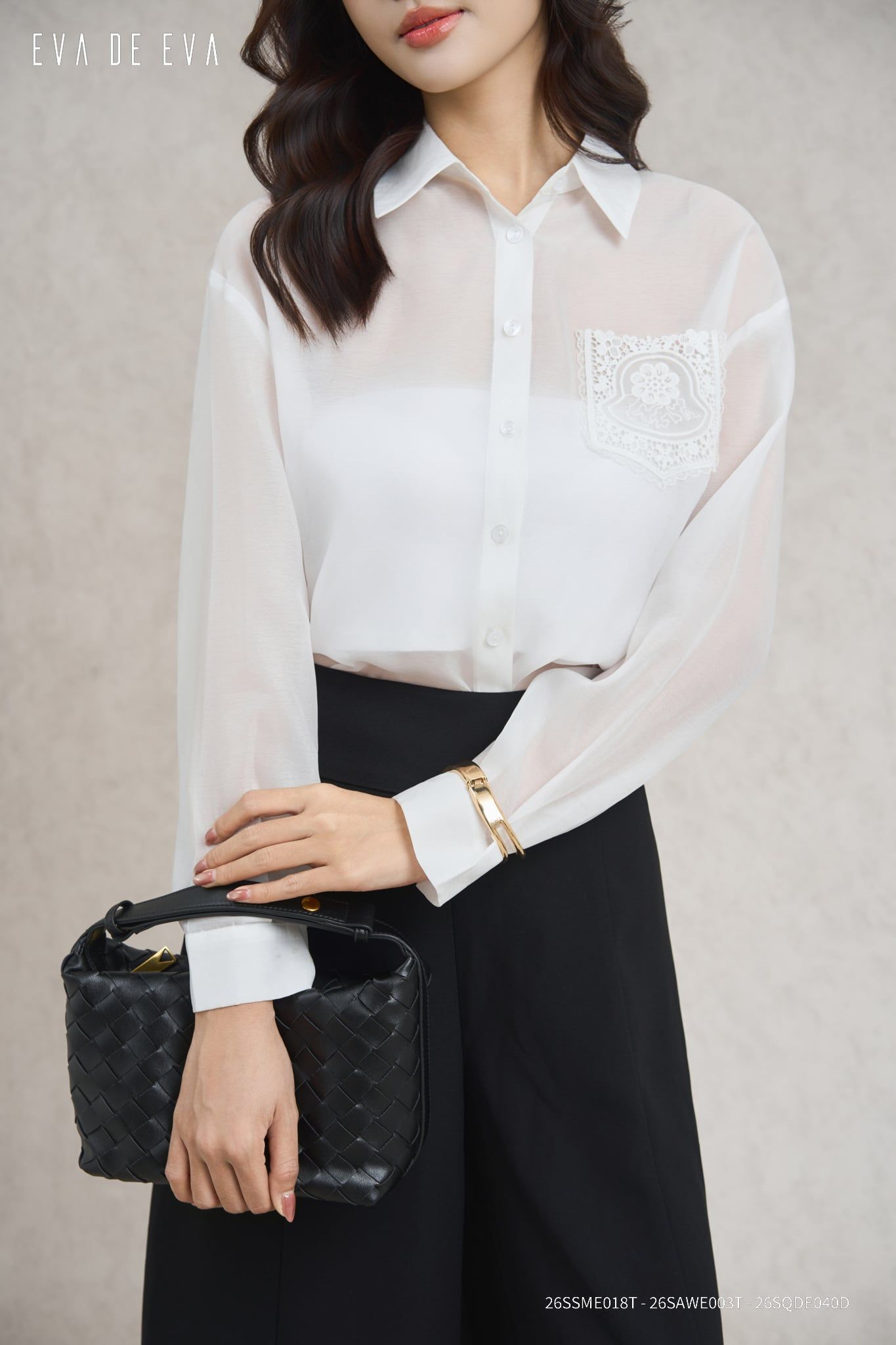  Quần dài, Ống suông 26SQDE040D 