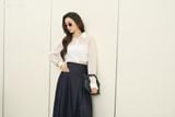  Chân váy Midi, Xếp ly 26SCVE029X 