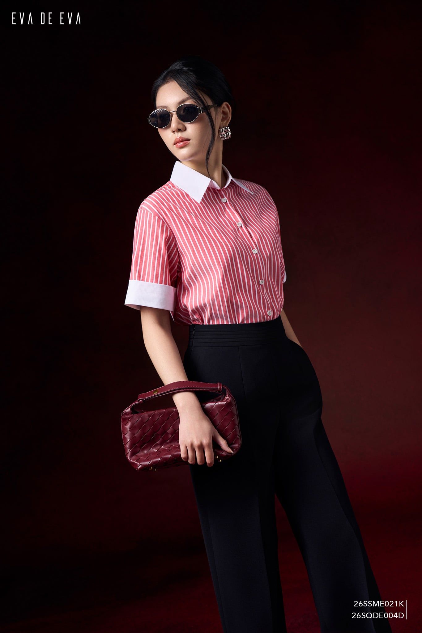  Quần dài, Ống suông 26SQDE004D 