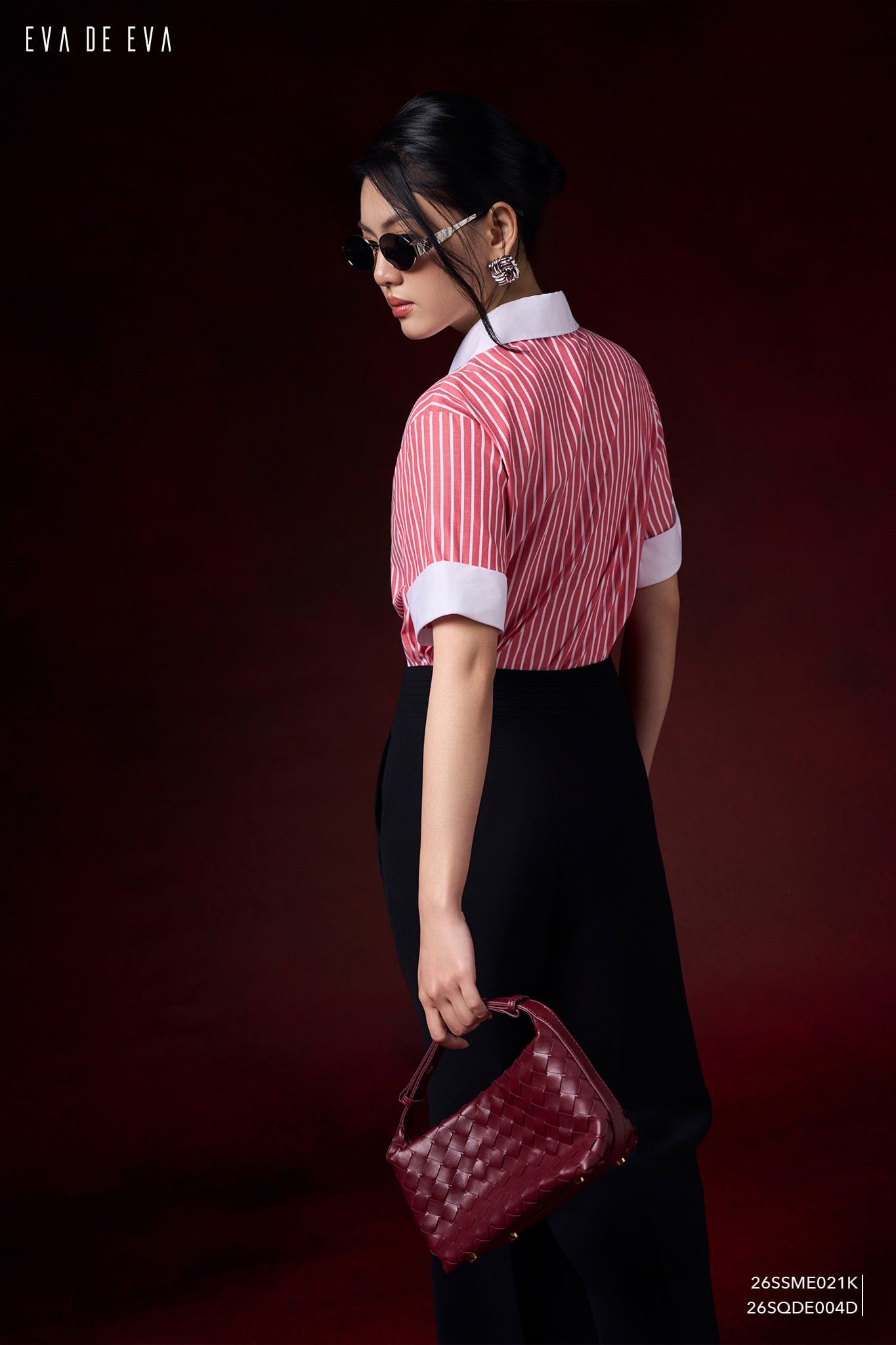  Sơ mi tay ngắn, Dáng sơ vin 26SSME021K 