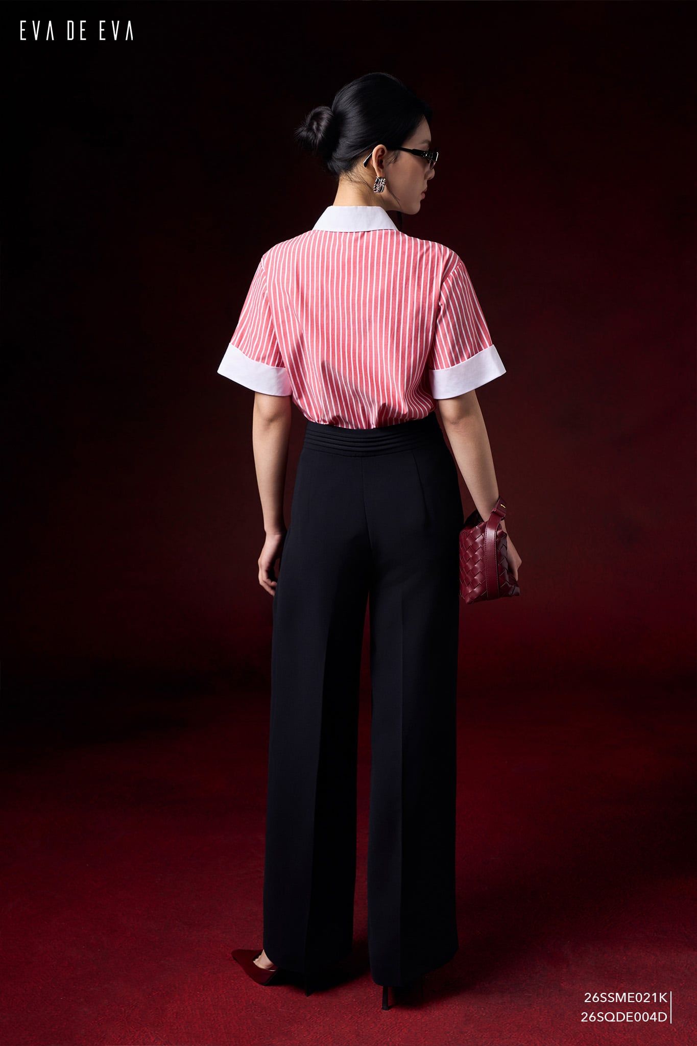  Sơ mi tay ngắn, Dáng sơ vin 26SSME021K 