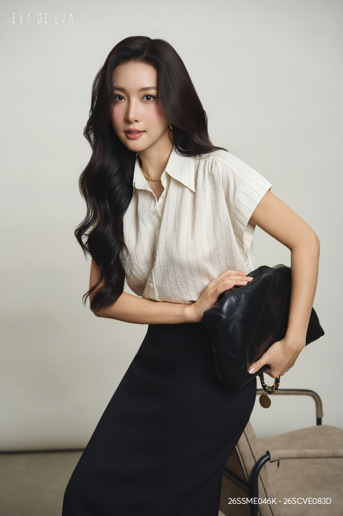  Sơ mi tay ngắn, Dáng sơ vin 26SSME046K 