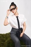  Sơ mi tay ngắn, Dáng sơ vin 26SSME069T 