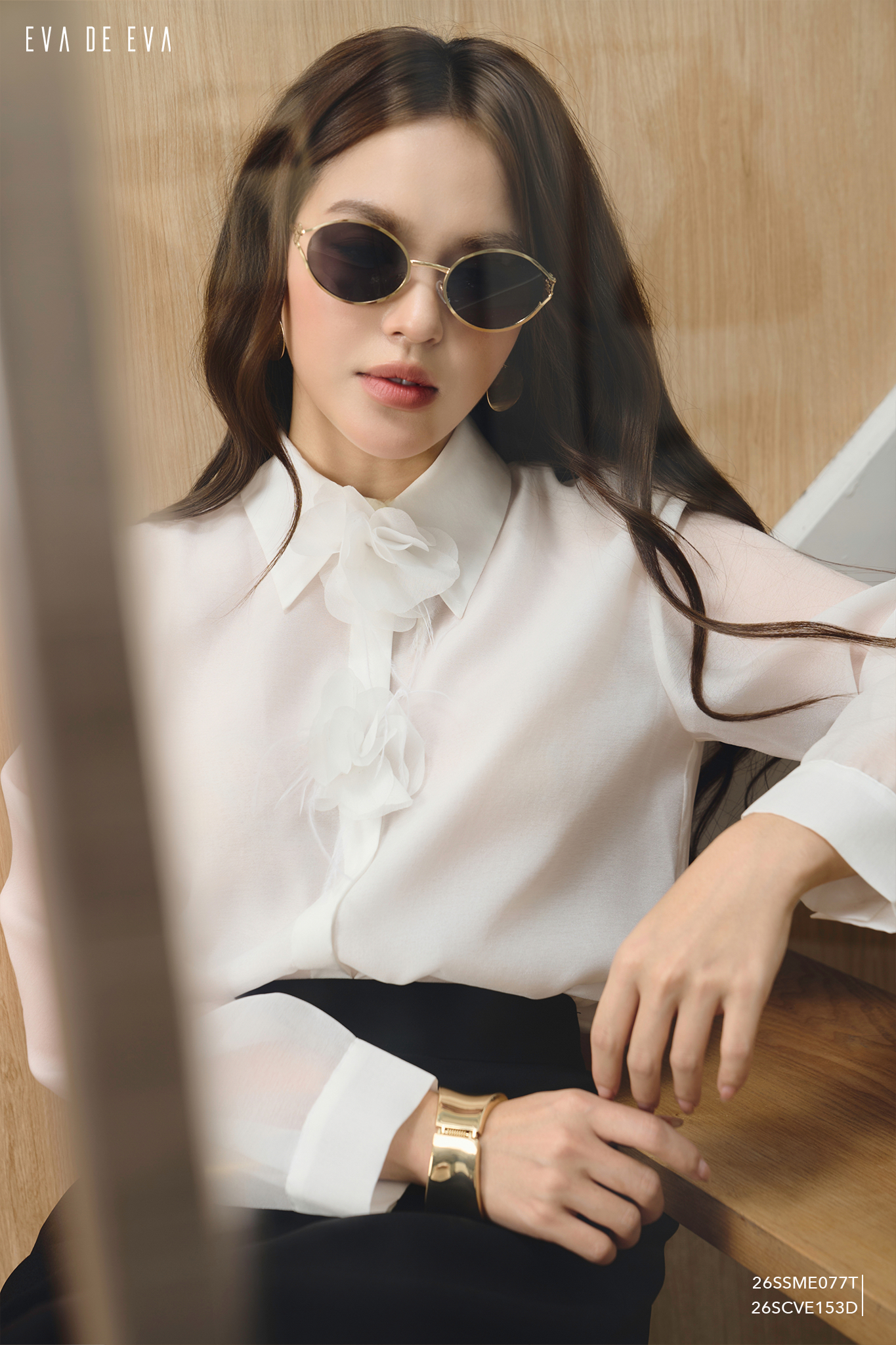  Sơ mi tay dài, Dáng sơ vin 26SSME077T 