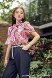  Sơ mi tay ngắn, Cổ nơ 26SSME079F 