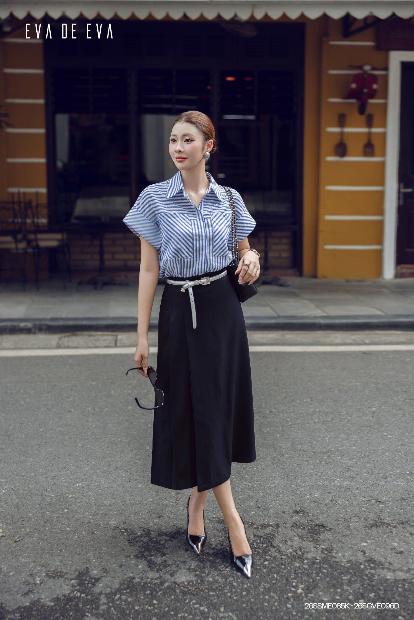  Sơ mi tay ngắn, Dáng sơ vin 26SSME085K 