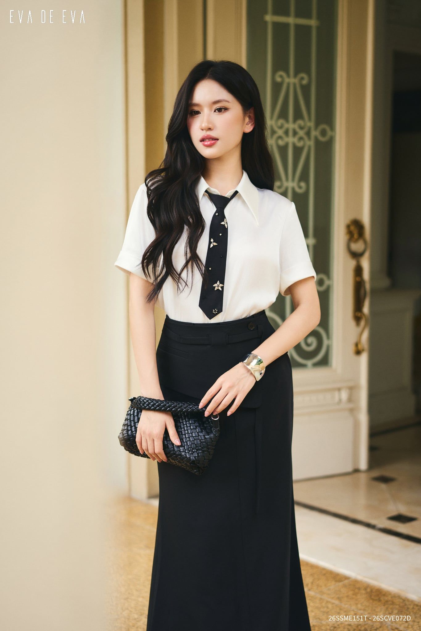  Sơ mi tay ngắn, Dáng sơ vin 26SSME151T 