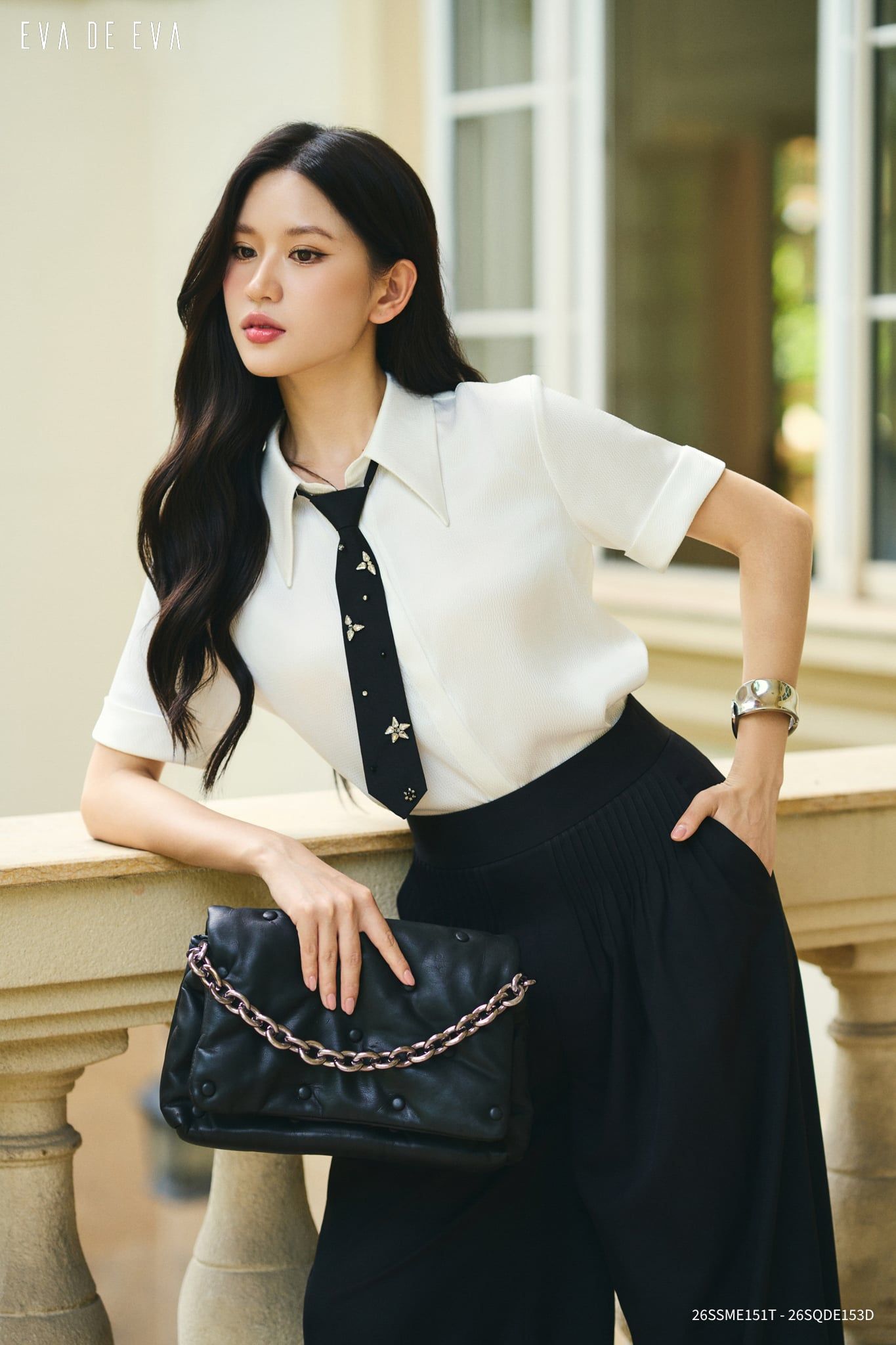 Sơ mi tay ngắn, Dáng sơ vin 26SSME151T 