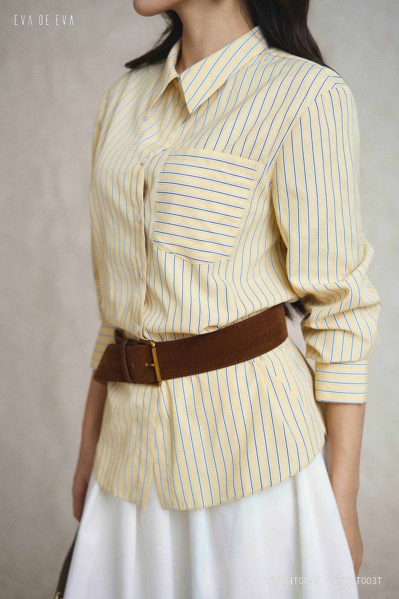  Sơ mi tay dài, Dáng sơ vin 26SSMT004K 