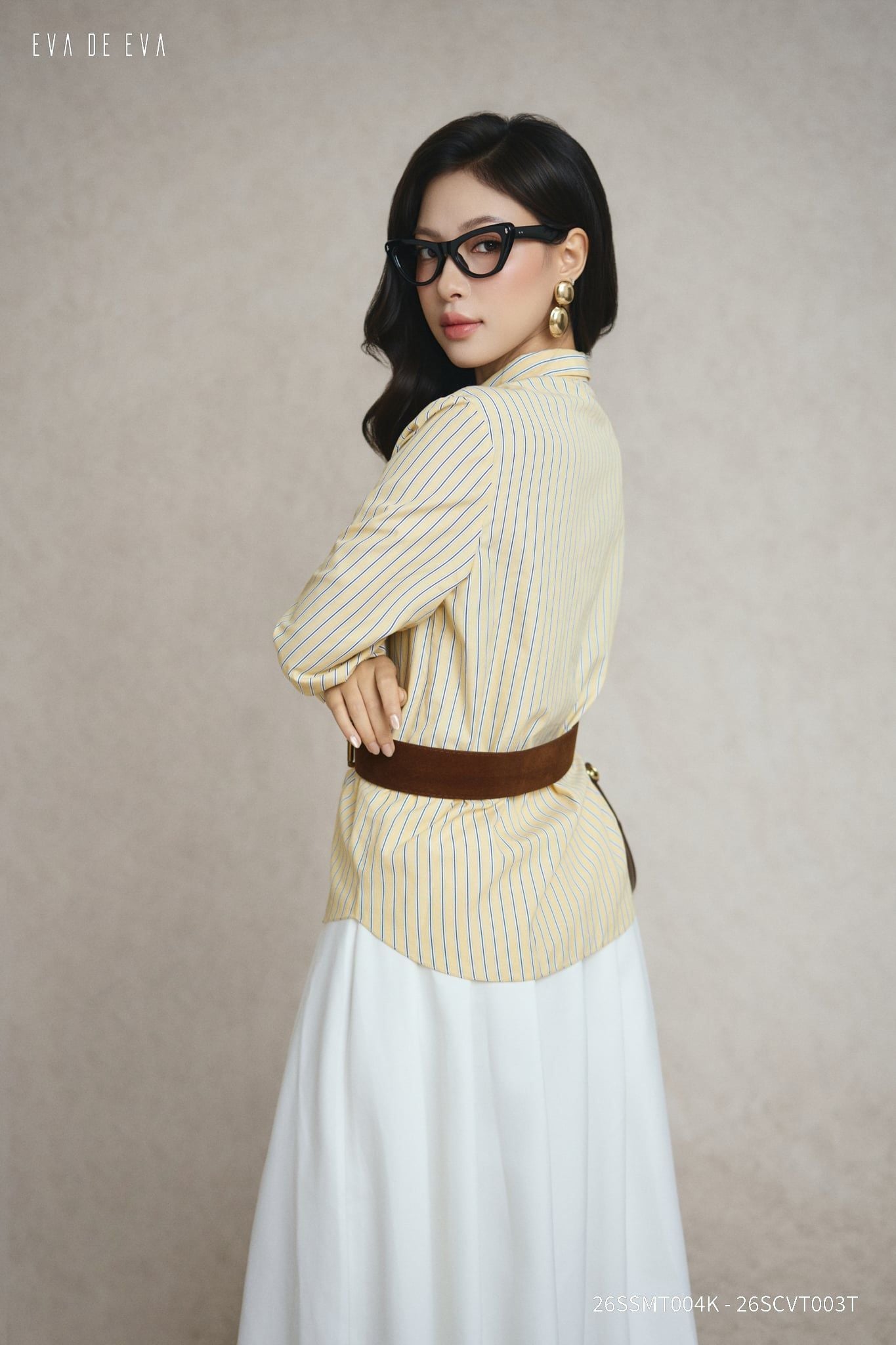  Sơ mi tay dài, Dáng sơ vin 26SSMT004K 