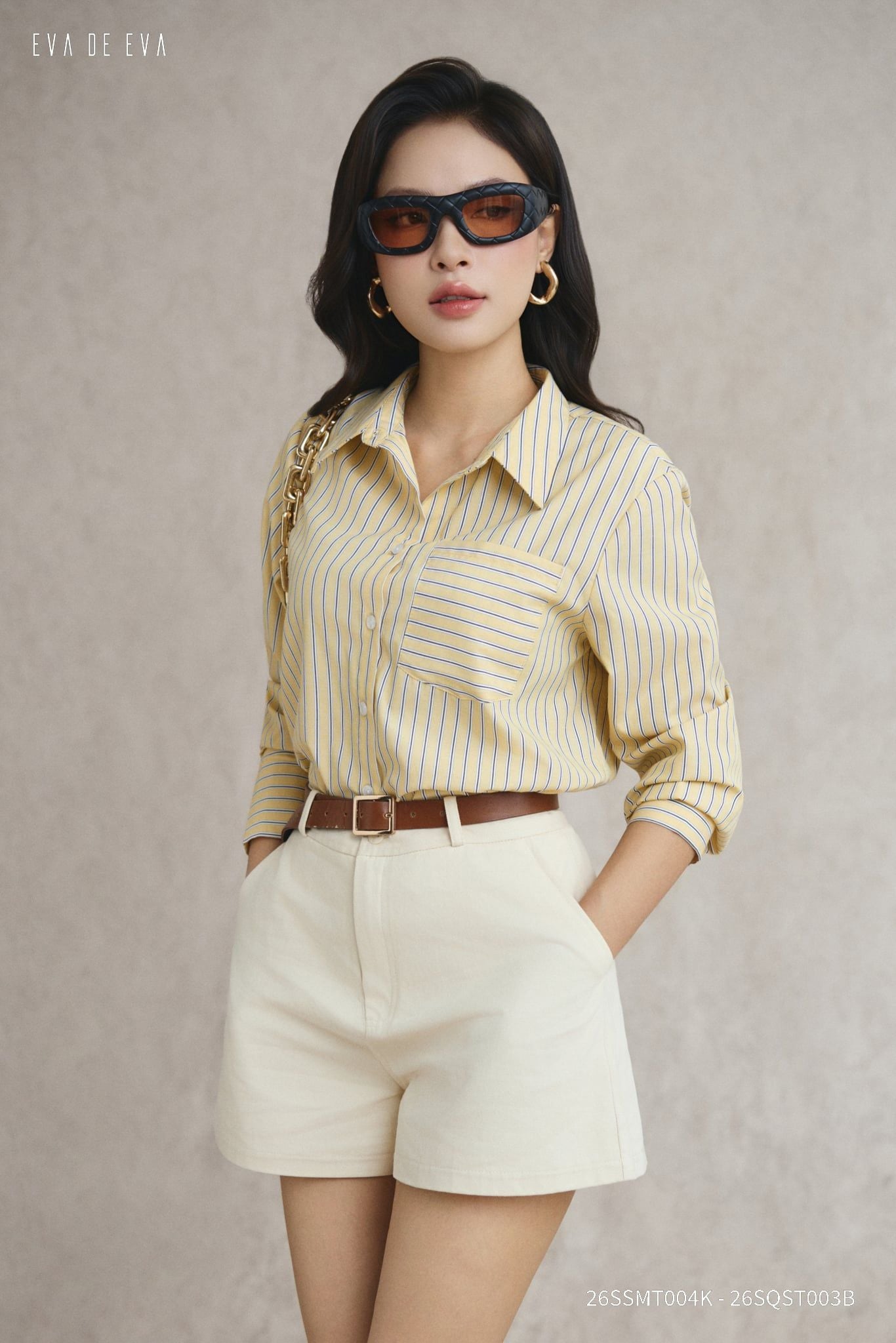  Sơ mi tay dài, Dáng sơ vin 26SSMT004K 