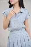  Sơ mi tay ngắn, Dáng sơ vin 26SSMT007K 