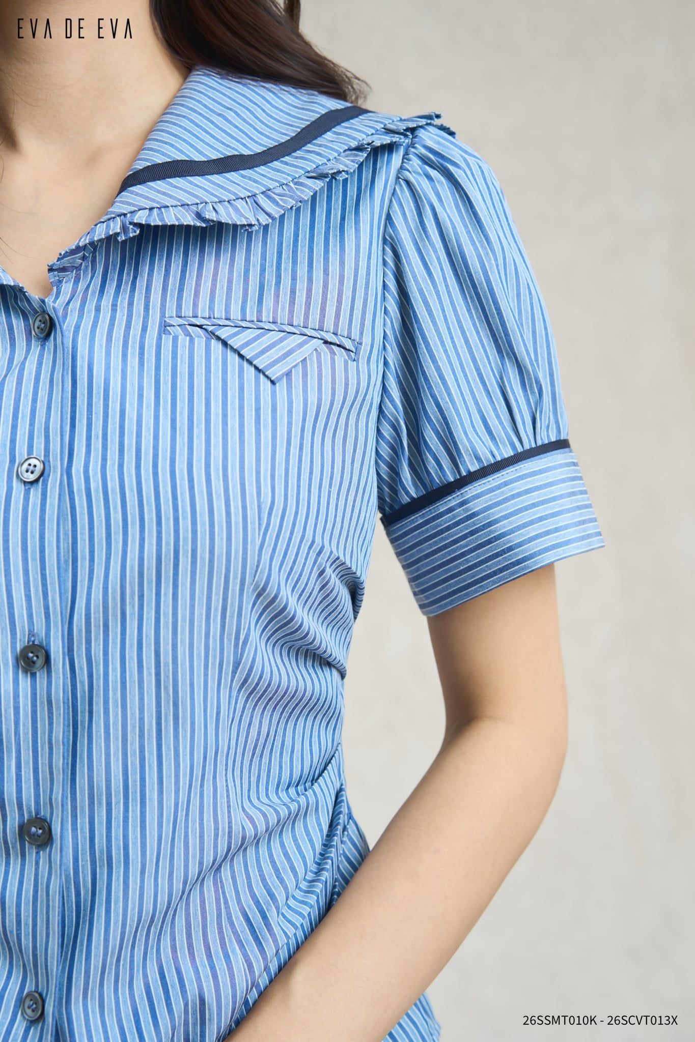  Chân váy Mini, Xếp ly 26SCVT013X 