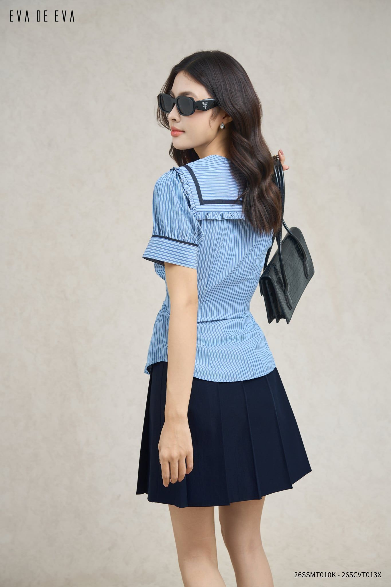  Chân váy Mini, Xếp ly 26SCVT013X 