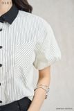  Sơ mi tay ngắn, Dáng sơ vin 26SSMT011K 