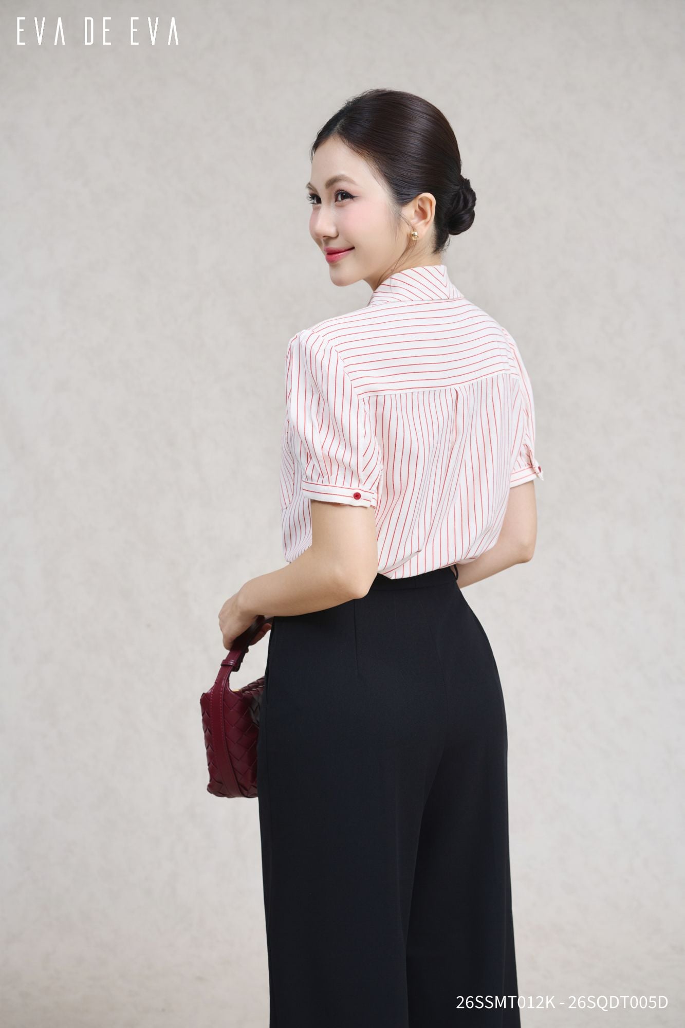  Sơ mi tay ngắn, Dáng sơ vin 26SSMT012K 