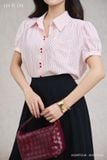  Sơ mi tay ngắn, Dáng sơ vin 26SSMT012K 