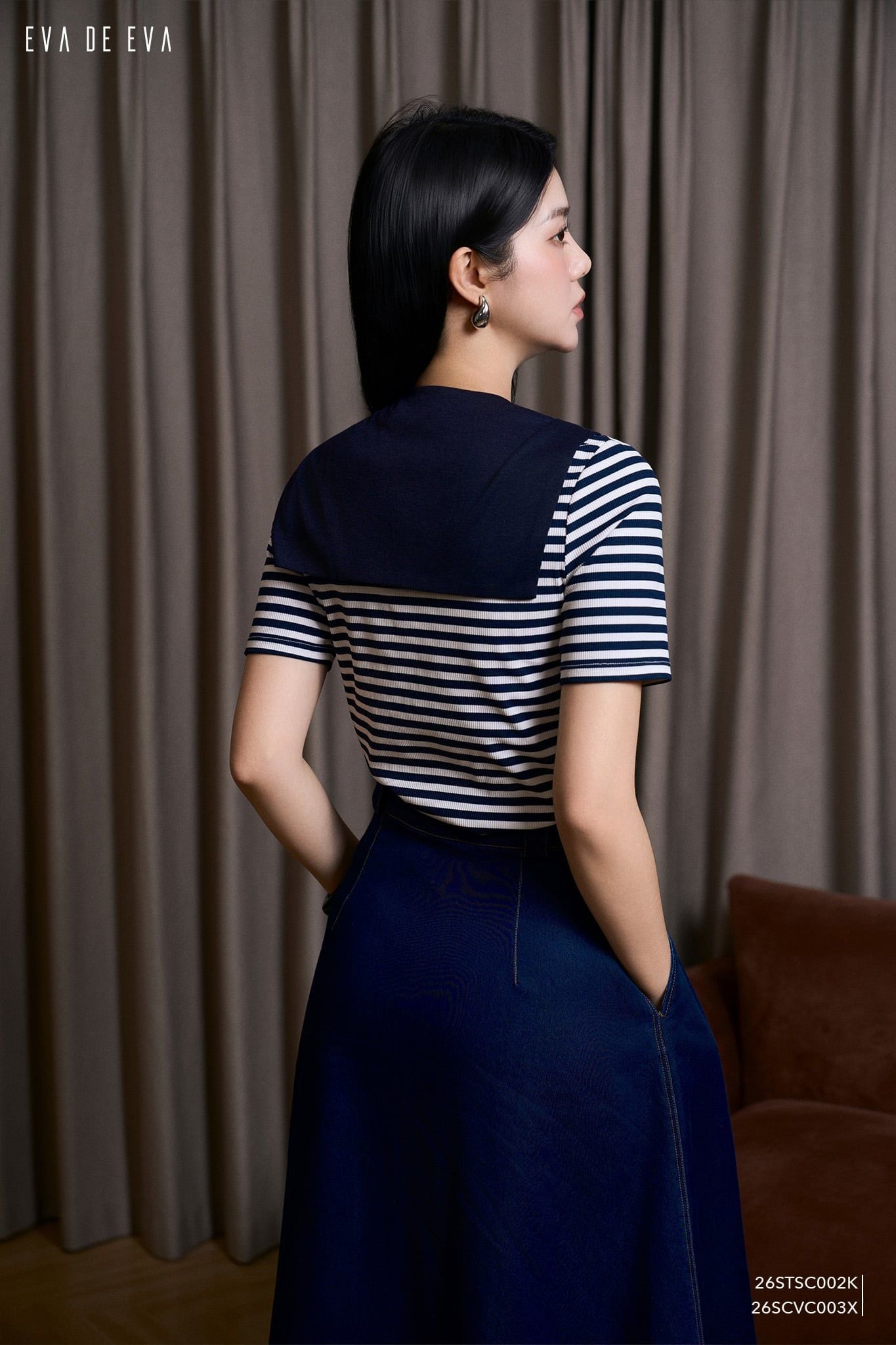  T-shirt ngắn tay,  26STSC002K đi kèm 26SKQC001X 