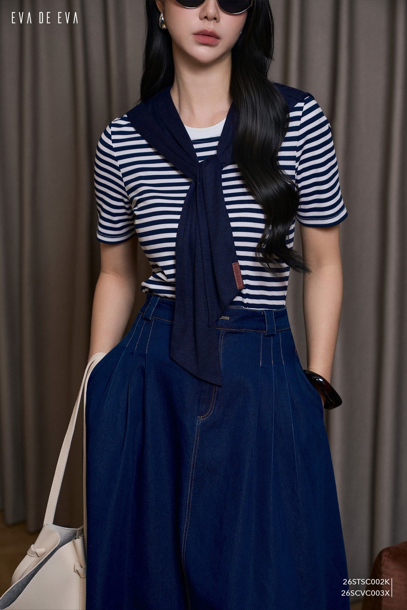  T-shirt ngắn tay,  26STSC002K đi kèm 26SKQC001X 