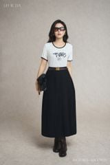  Chân váy Midi, Xếp ly 26SCVT002D 