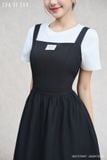  Đầm hai dây, Dáng thắt eo 26SDKT020D đi kèm 26STST004T 