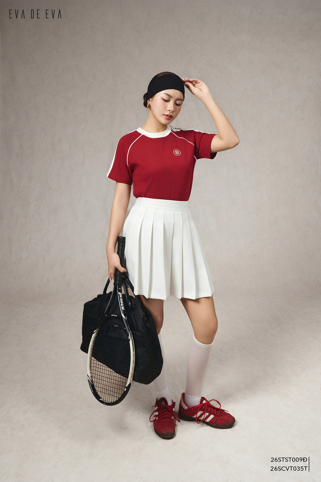  Chân váy Mini, Xếp ly 26SCVT035T1 