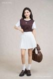  Chân váy Mini, Xếp ly 26SCVT035T2 