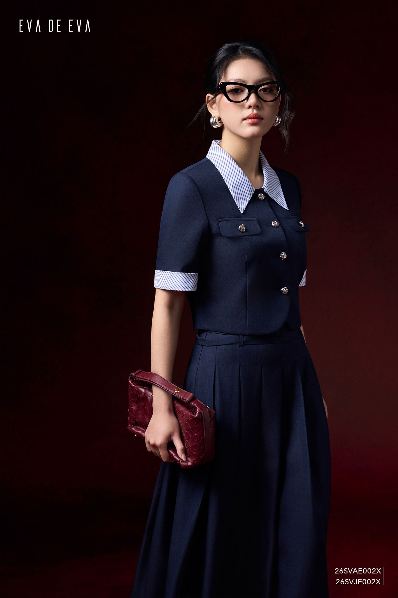  Áo vest trong bộ Vest-Váy,  26SVAE002X 