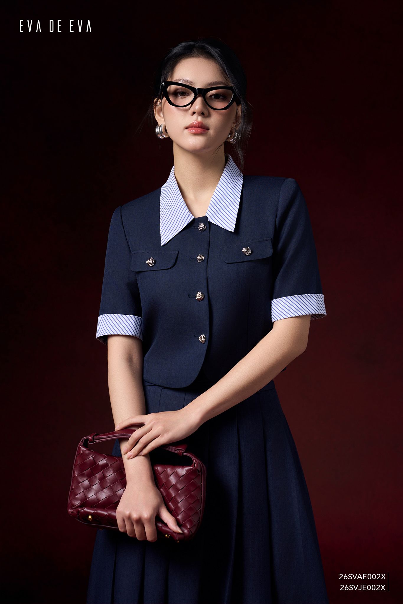  Áo vest trong bộ Vest-Váy,  26SVAE002X 