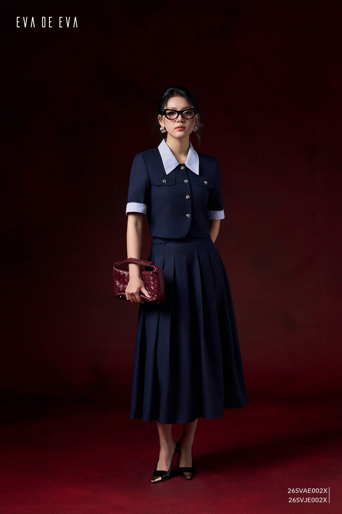  Áo vest trong bộ Vest-Váy,  26SVAE002X 