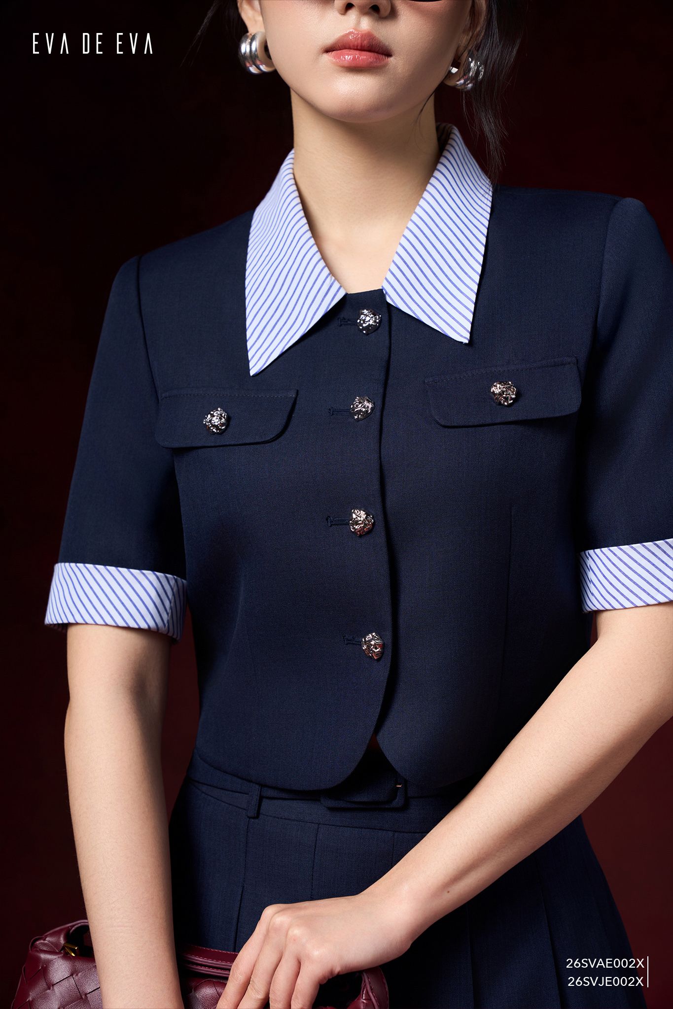  Áo vest trong bộ Vest-Váy,  26SVAE002X 