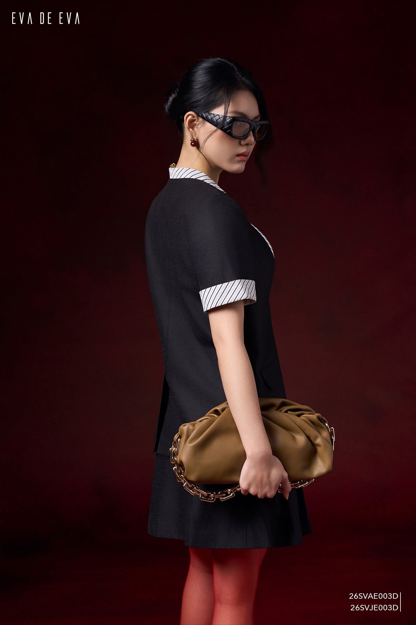  Áo vest trong bộ Vest-Váy,  26SVAE003D 