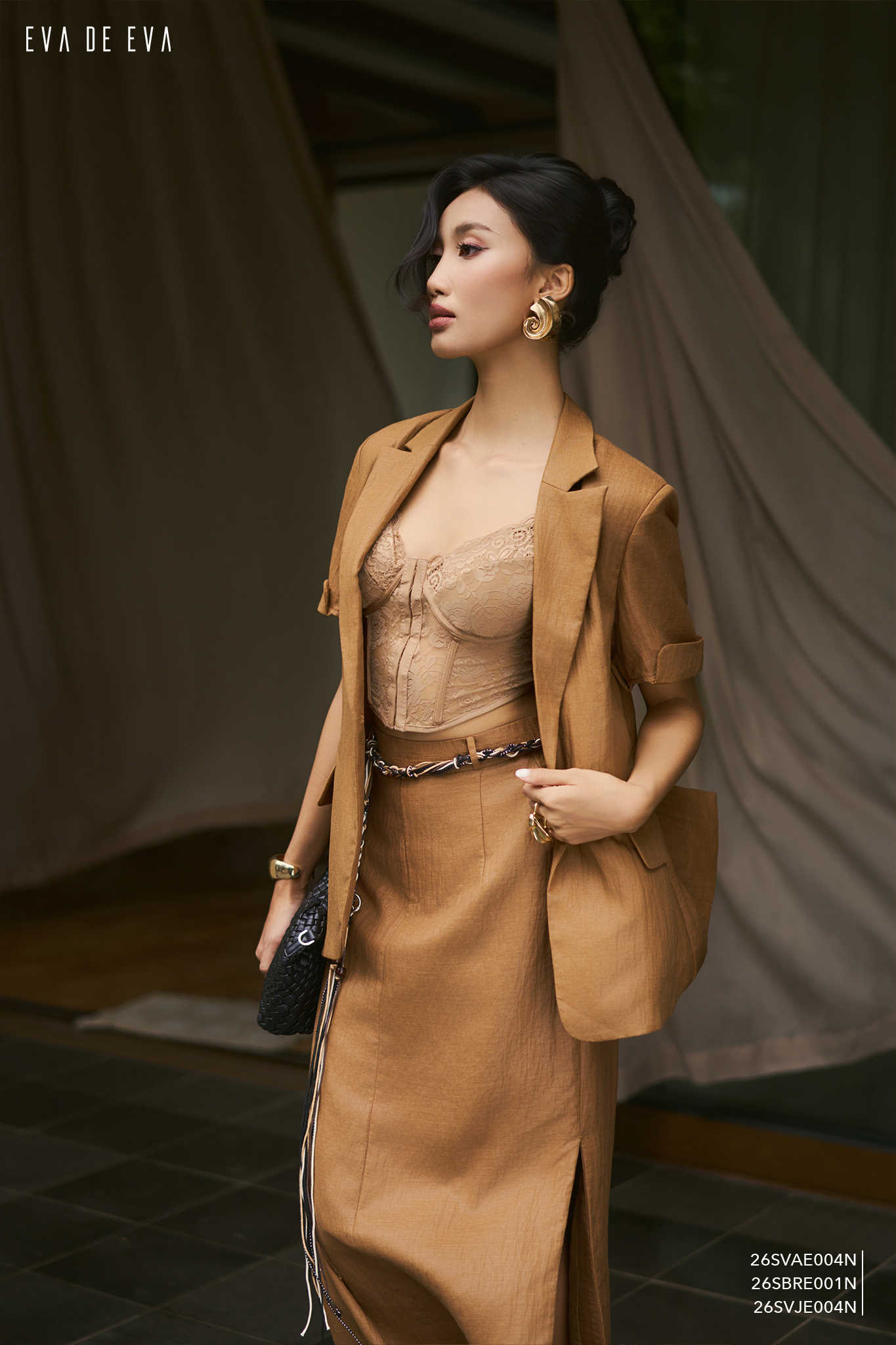  Áo vest trong bộ Vest-Váy,  26SVAE004N 