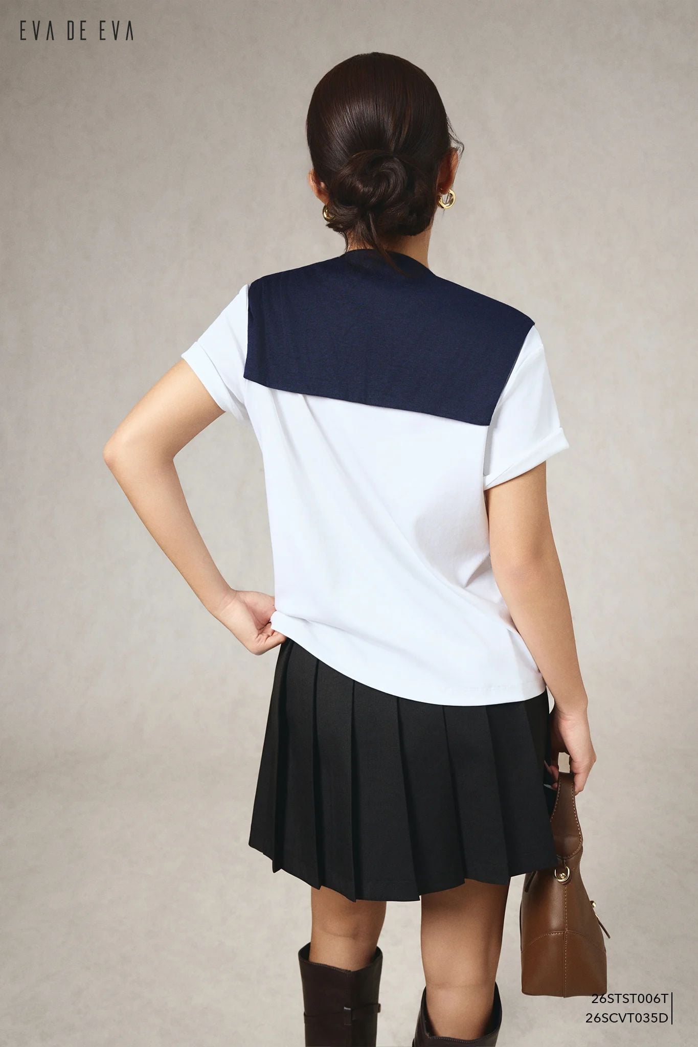  Chân váy Mini, Xếp ly 26SCVT035D2 