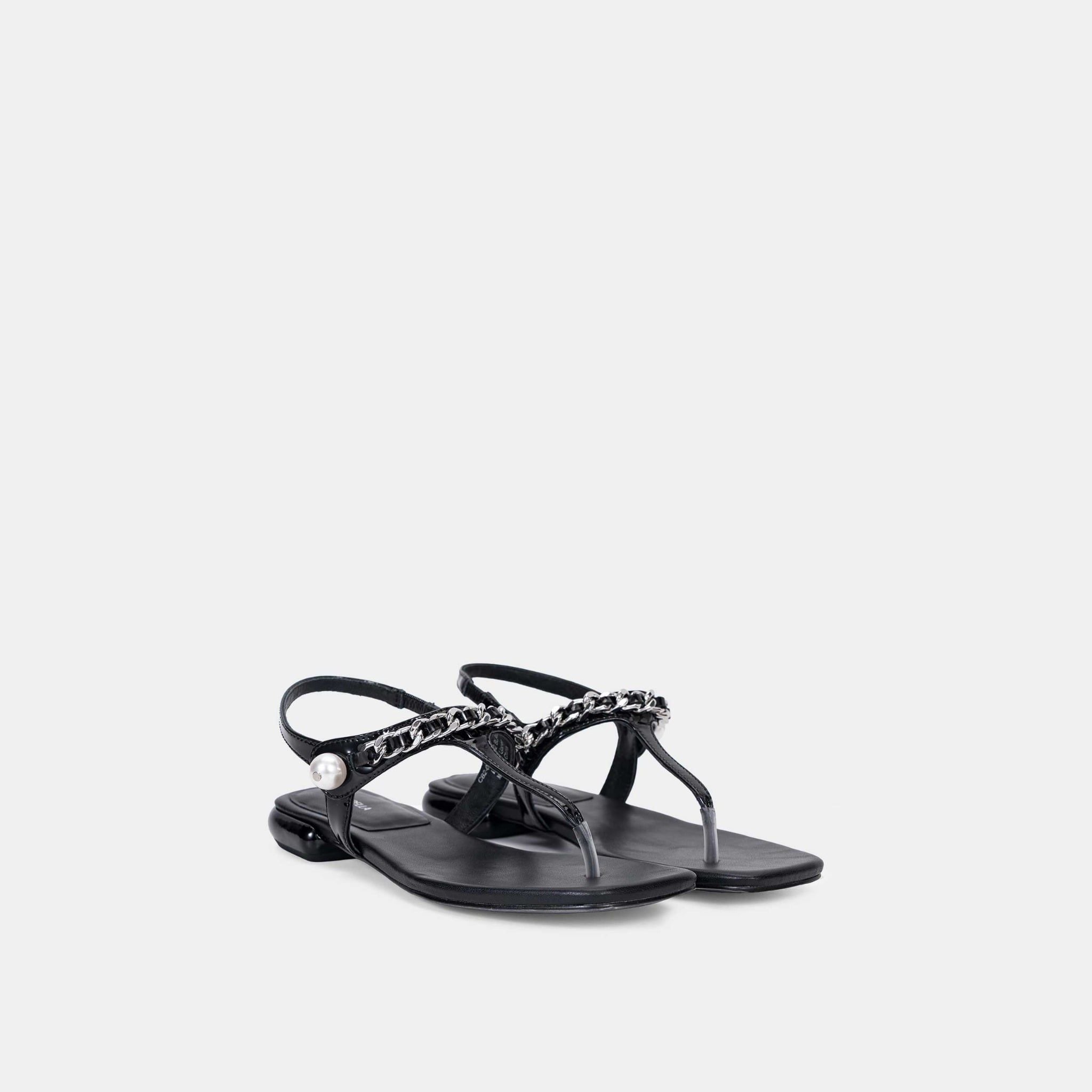  Sandal Nữ Chrisbella Đen EFL025S0 
