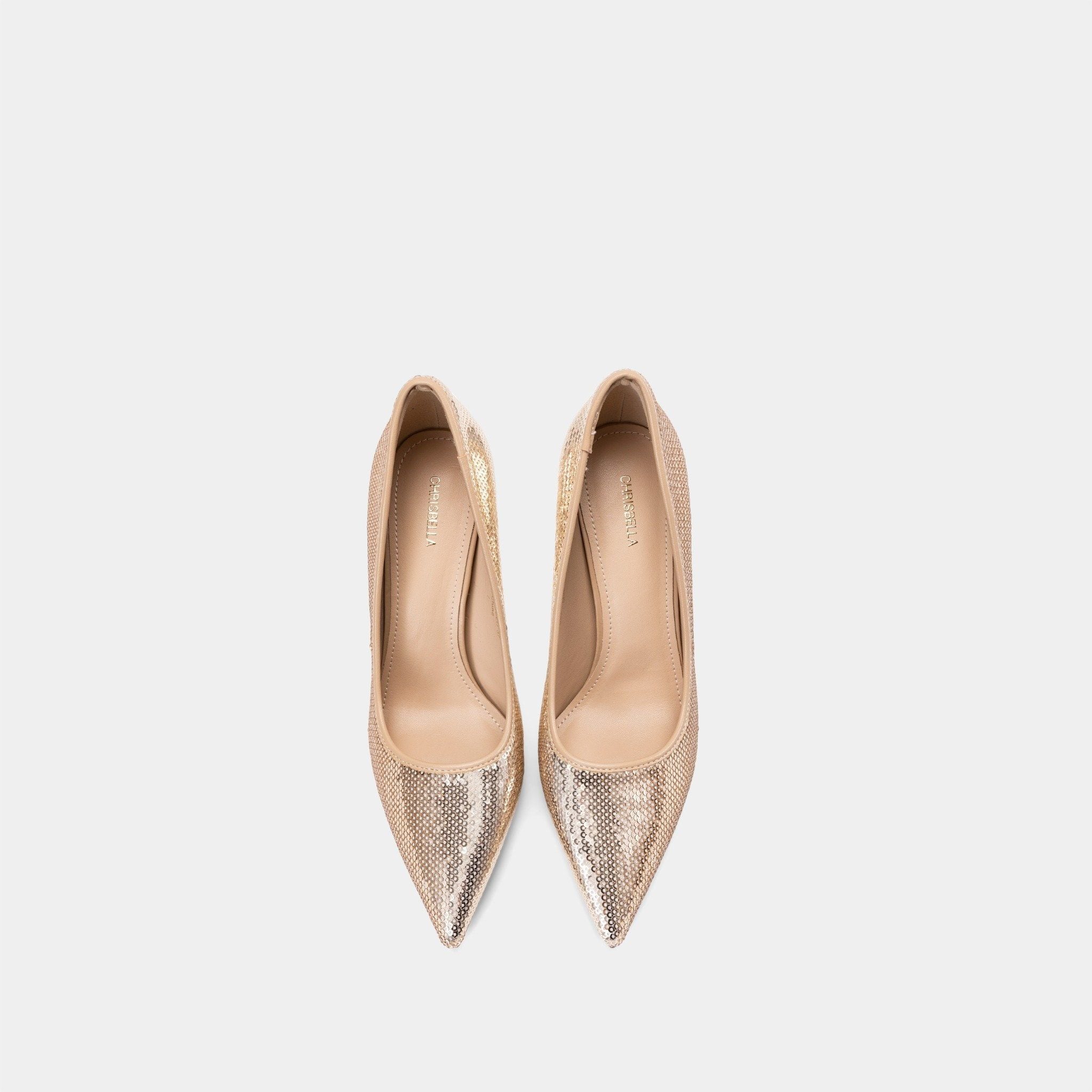  Giày Cao Gót Nữ Chrisbella Vàng Cao 9cm EHE058S0 