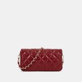  Túi đeo chéo da bê Nữ Chrisbella màu đỏ ECB001Z0 