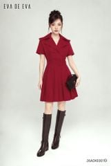  Đầm tay ngắn, Dáng thắt eo 26ADKE001Đ 