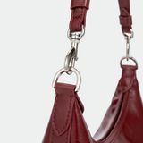  Túi Hobo da bò Nữ Chrisbella màu Đỏ EHO015Z0 