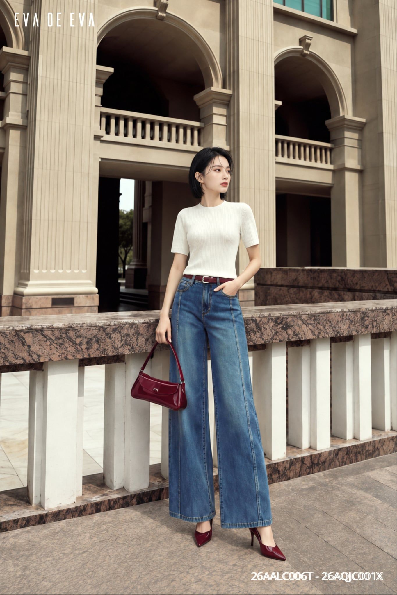  Áo len ngắn tay,  26AALC006T 