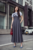Đầm tay ngắn, Dáng thắt eo 26ADKT008O