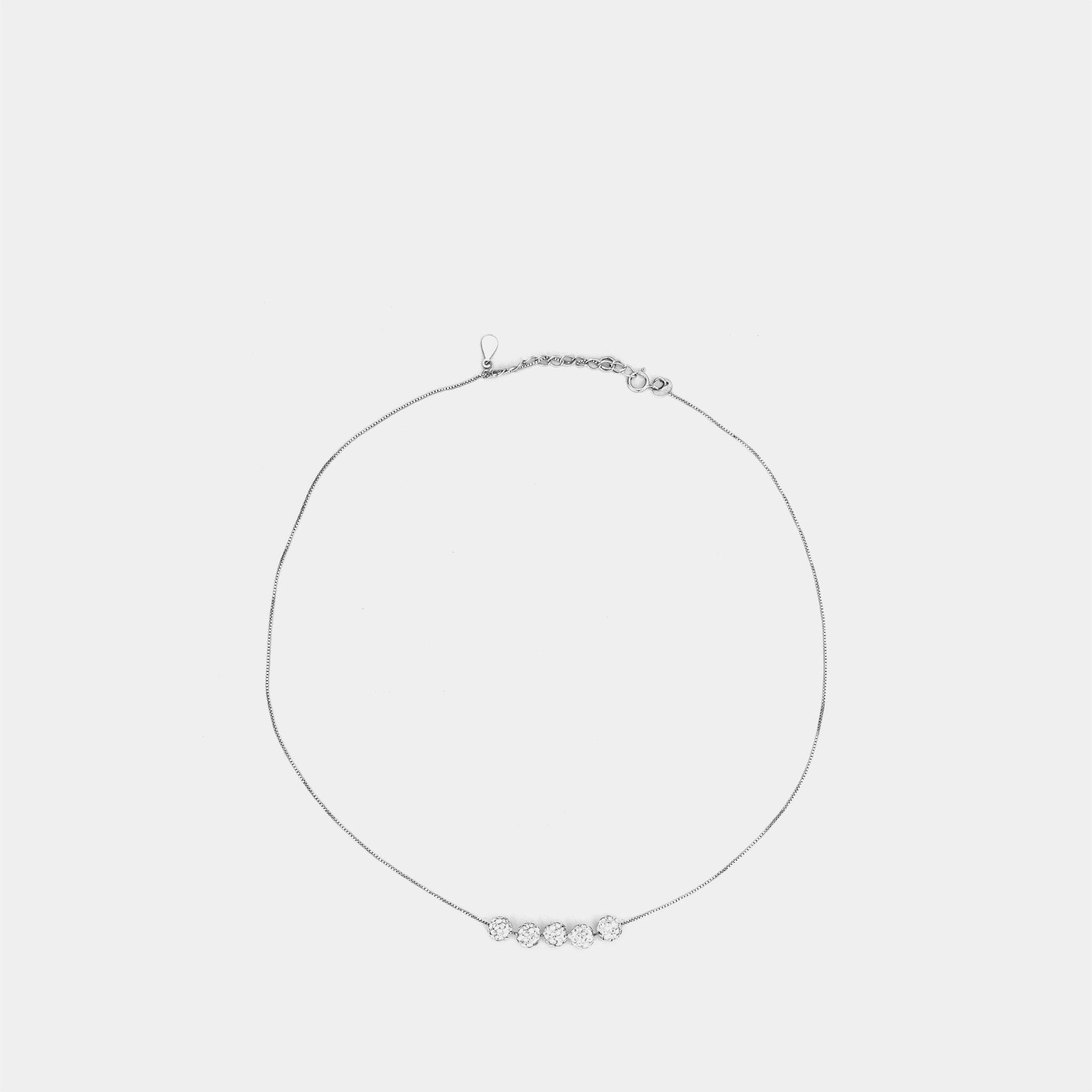  Vòng Cổ Nữ Chrisbella Bạc ENE038Z0 